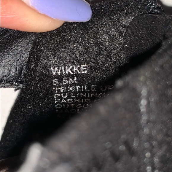 Madden Girl Black Strappy Wedges - Picture 5 of 6